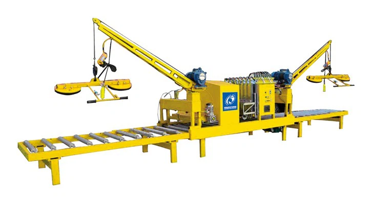 Linja Awtomatika Granit Stone Slab Flaming Machine Fire Burn Processing